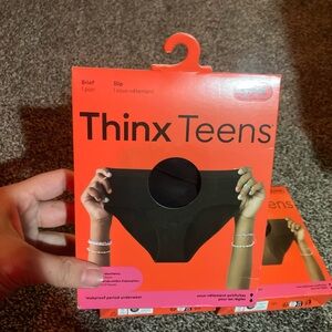 Thinx Teens Black Leakproof Underwear